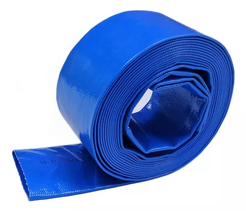 Mangueira Flat Chata Azul 50M - 2'' 2